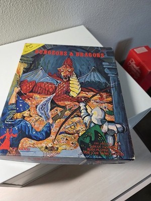 TSR Games Dungeons & Dragons Basic Set Boxed Set w/ B2 Keep Borderlands 1980