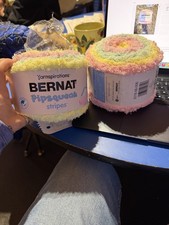 Bernat Pipsqueak Stripes Yarn LULLABY 60012 284 yds 9.8 oz New DISCONTINUED