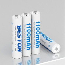 Rechargeable Batteries 3000mAh Ni-MH 1.2V AA Cell Battery  Case 4Pack Lot Toy