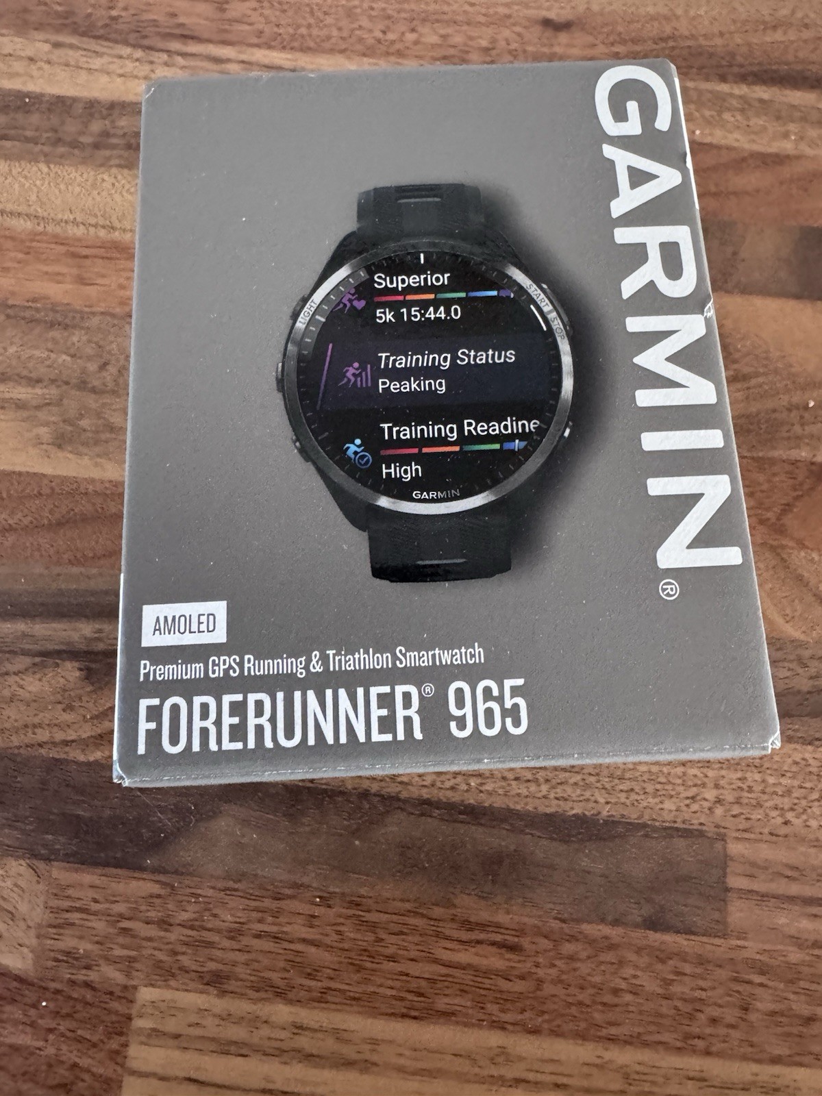 Garmin Forerunner 965 HRM With GPS Watch Black Running Mens Womens 010-02809-10