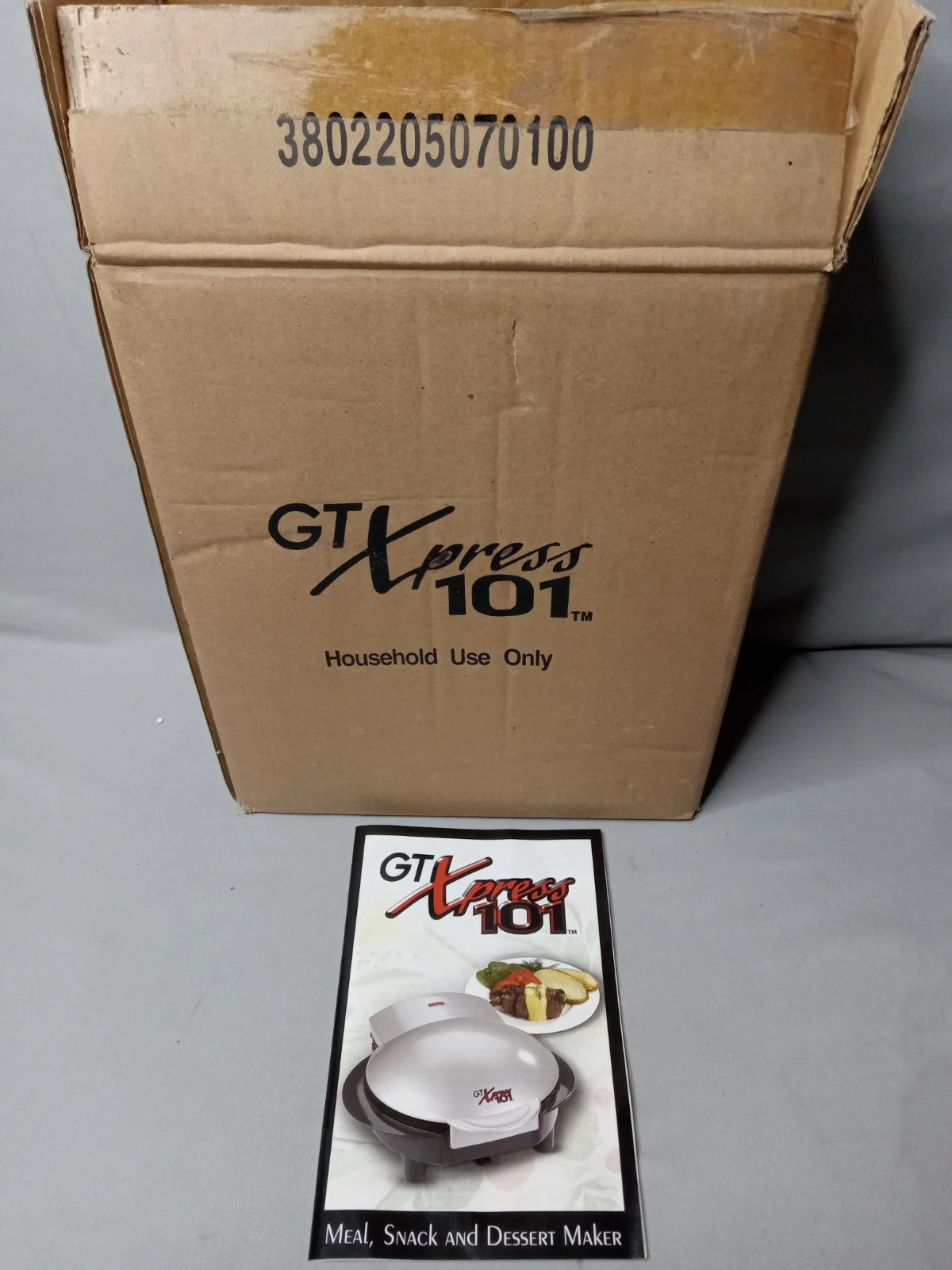 Genuine GT Xpress 101 Indoor Grill With Accessories & Recipe Booklet