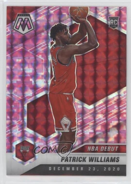 2020-21 Panini Mosaic NBA Debut Pink Camo Prizm Patrick Williams #267 0g90
