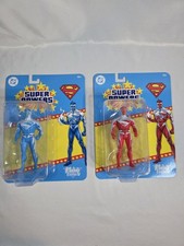 McFarlane DC Super Powers Superman Red & Blue Action Figures Exclusive New