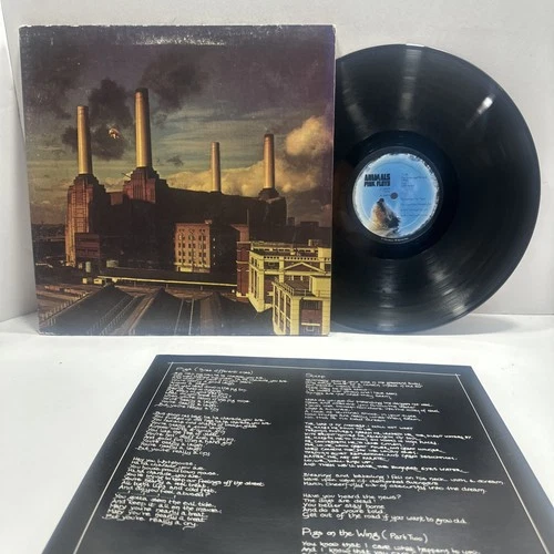 Pink Floyd - Animals LP Vinyl 1977 Columbia JC 34474  1st Press  VG+ / VG