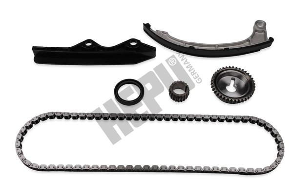 Steuerkettensatz Hepu 21 0044 FÜR Nissan Steuerkette KIT Kettensatz Motor-image