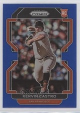 2022 Panini Prizm Blue Prizm Kervin Castro #34 0lt3
