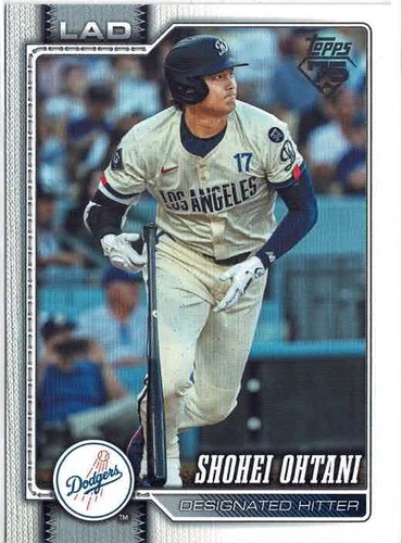 2026 Topps Series 1 Shohei Ohtani (Dodgers) Companion Card Image Variation # 200