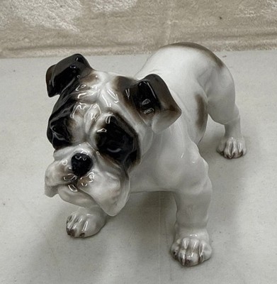 Vintage Antique 1930-40's Rosenthal English Bulldog Porcelain Germany 6  MINT