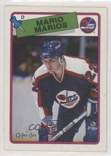 1988-89 O-Pee-Chee Mario Marois #233 0c4
