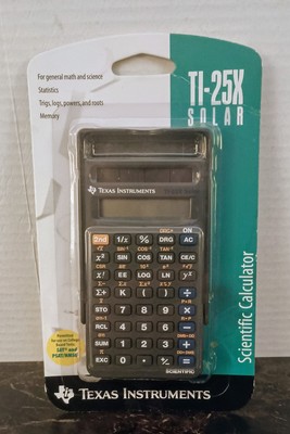 Texas Instruments TI-25X Solar Scientific Calculator NEW SEALED!!!!! 