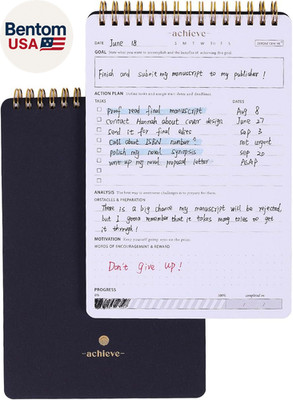 Goal Planning Notepad - A5 Goal Setting Journal for Project Action Plan,Task Man