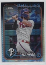 2024 Topps Chrome Prism Refractor Bryce Harper #62 12g7