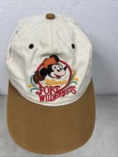 Vtg Mickey Mouse Disney’s Fort Wilderness Made In The USA Snapback Cap WDW
