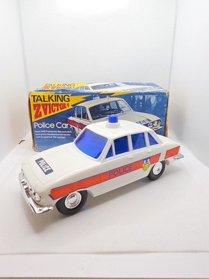 Vintage Palitoy Triumph Talking Z Victor 4 Polizeiauto neuwertig Modell Box gut