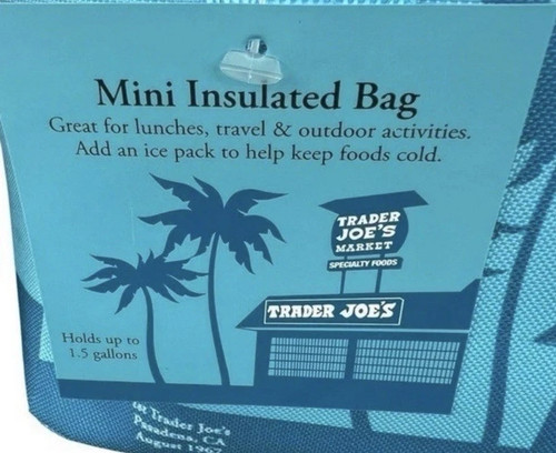 Trader Joe’s Mini Insulated Bag Light Blue August 2025 Release | eBay