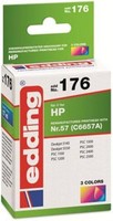 Edding Druckerpatrone Ersetzt Hp 57, C6657A Kompatibel Farbe EDD-176 18-176