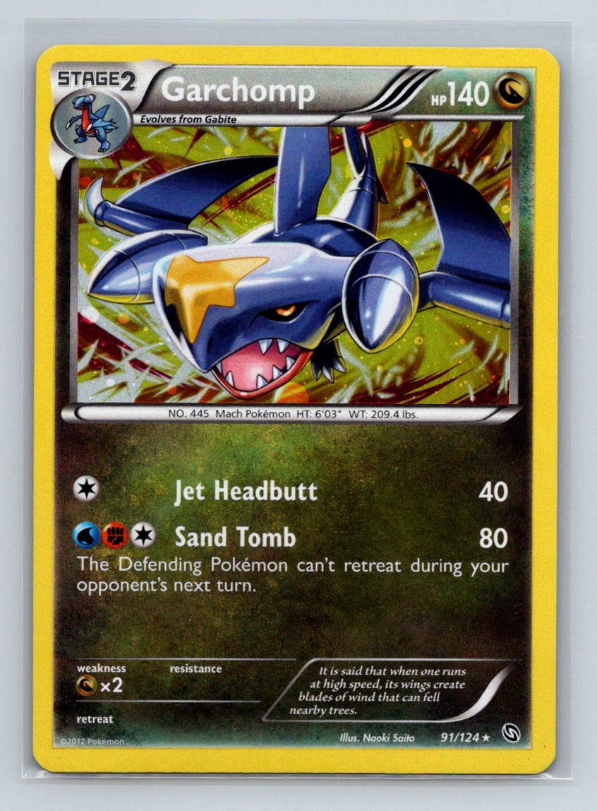 Garchomp - (Cosmos Holo) Holo Promo BLE Blister Exclusives 091/124 LP