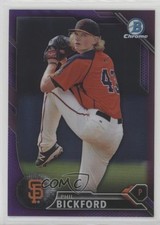 2016 Bowman Chrome Prospects Purple Refractor 129/250 Phil Bickford #BCP72 5qi