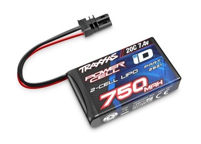 LiPo Power Cell 7,4V 750 mAh 2S 20C   iD-Stecker Traxxas TRX2821