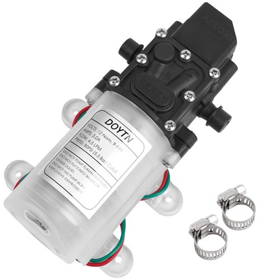 #ad 12V Diaphragm Water Pump with Pressure Switch – 1.2 GPM 80 PSI Self Priming Spra $20.42