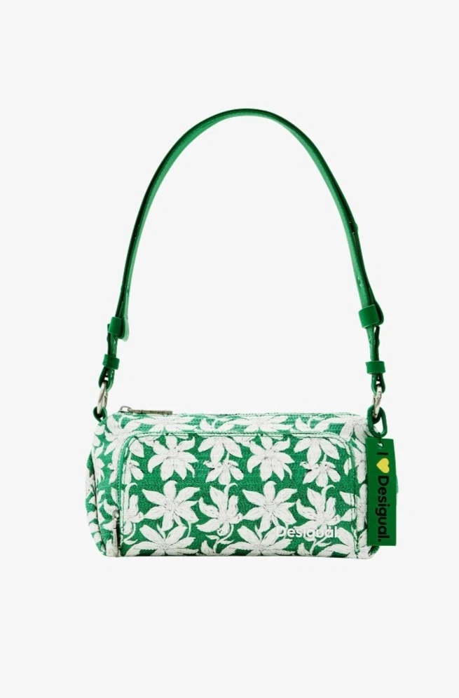 Borsa zaino donna in vera pelle MONTE HALLA MAXI colore BIANCO/NERO