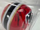 Jahan Dotson Signed Auto Falcons Throwback Speed Mini Football Helmet Beckett