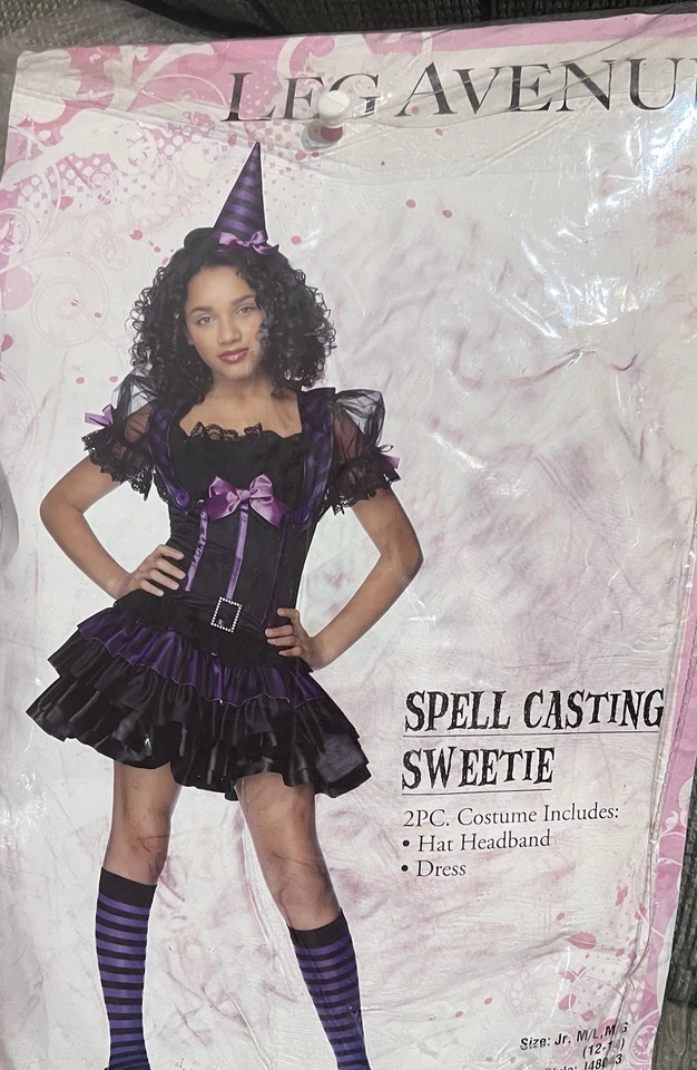 Disfraz de Bruja Adolescente Jr Halloween Casting Sweetie Talla M/L Foto 2 de 2