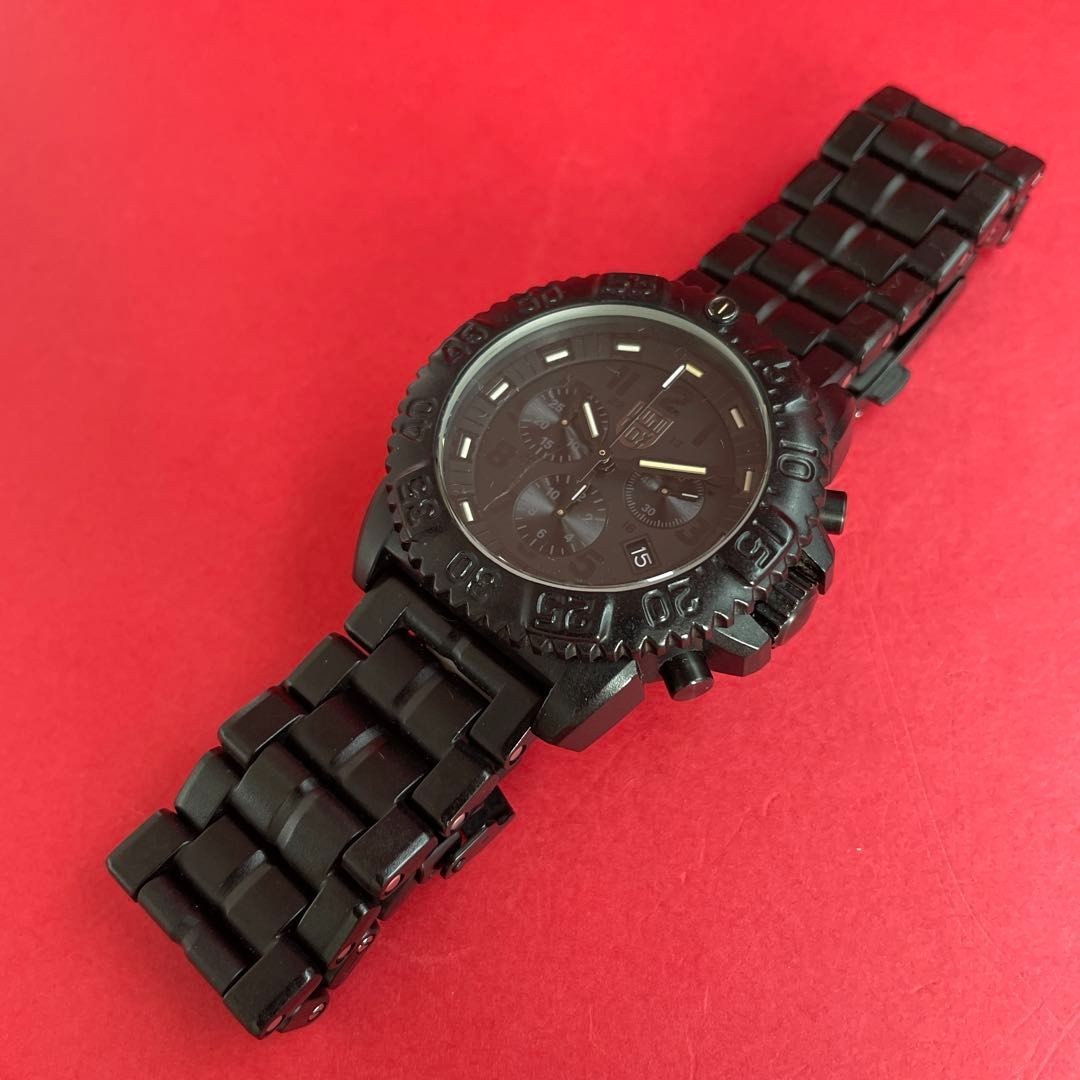 LUMINOX 3080 Series Full Carbon Fiber All Black Chronograph