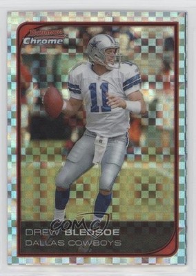 2006 Bowman Chrome X-Fractor 140/250 Drew Bledsoe #188 e6p