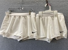Lot of 2 Nike Court Dri-FIT Victory 3in Shorts Big Girl Size medium Athletic