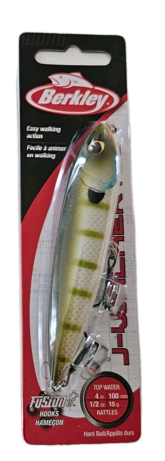 (Set of 5) Berkley J-Walker 100 Topwater Lures 1/2 oz, 4" 5 Colors In Set New - Image 12