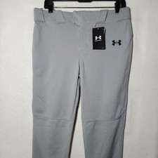 Under Armour UA B Utility Pro Tapered Pants Boys XL Gray Baseball YXL Stretch
