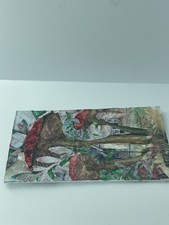 ACEO original art Handmade ATC Collage Mushroom Photomontage #1  1/4 by Tehillah