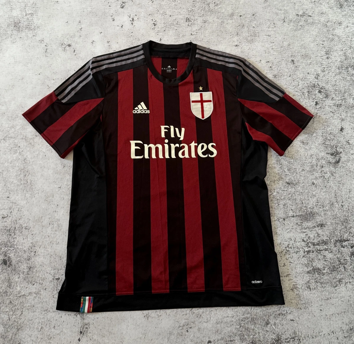 Maillot AC Milan Bootleg Années 90 - Taille XL, Homme, Manches Longues, état Moyen
