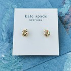 Kate Spade Nature Walk Ladybug Gold Stud Earrings Multicolor
