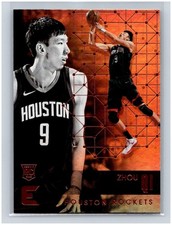 2017-18 Panini Essentials Zhou Qi RC #133 Rookie Card NBA Basketball Houston