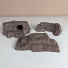 Marx Rock Cave Terrain Pieces Wagon Train Prehistoric Times FLAWED