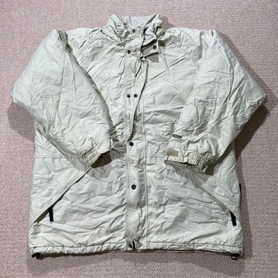 Vintage Helly Hansen Jacke Herren XXL 2xl Creme HellyTech Fleece gefüttert