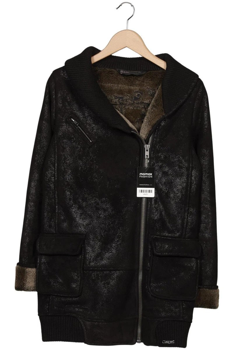 Desigual Mantel Damen Jacke Parka Gr. 38 Schwarz #pxpj3jr
