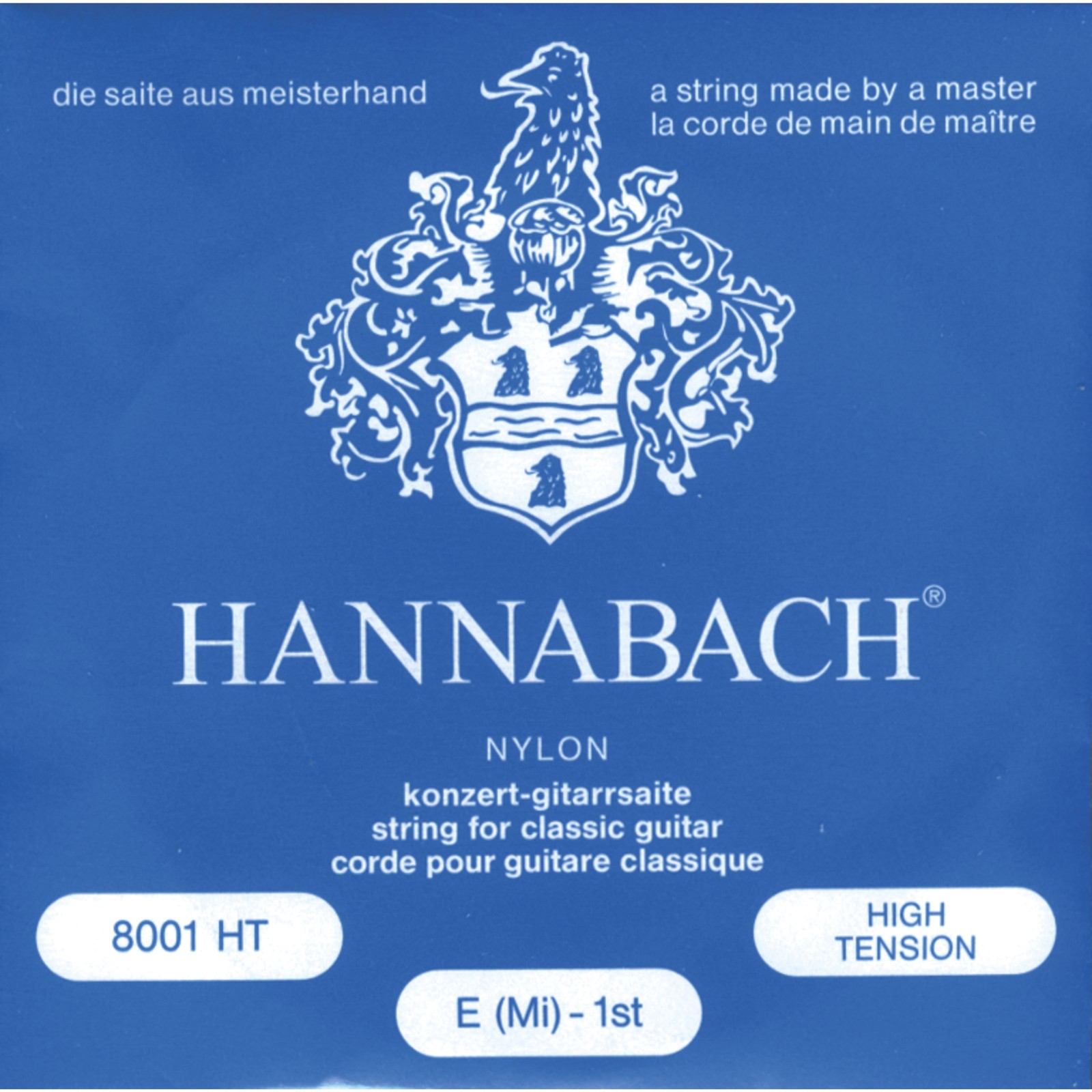 Hannabach K-Git.Saiten Satz 800 blau Nylon High Tension
