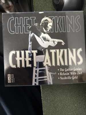 Chet Atkins 3-CD Set ''The Guitar Genius, Relaxin' w/ Chet, Nashville Gold'' RCA