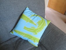 Scion Cushion  Crocodile with zip & inner pad