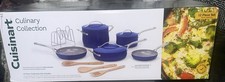 Cuisinart Culinary Collection 12 Piece Set 34C-12SP Blue Sapphire NEW 221