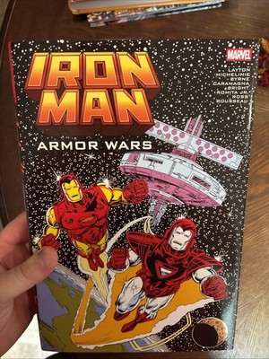 Iron Man Armor Wars Omnibus Marvel Comics Hardcover SPINE SEPARATION SEE PICS!