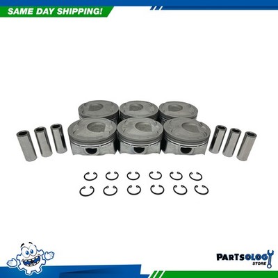 DNJ P4354 Standard size Complete Piston Set For 12-17 Hyundai Kia 3.8L DOHC