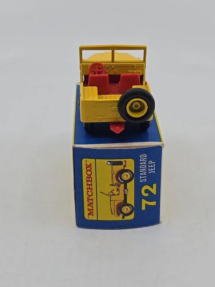 Matchbox Lesney No. 72 Standard Jeep w/ E 3 Style Original  Box Pristine!  - Image 2 of 4