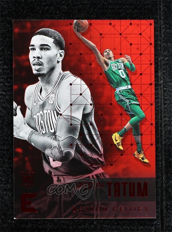 2017-18 Panini Essentials Red Jayson Tatum #129 rv1