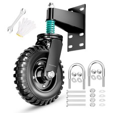Gate Wheel, 8 Inch Wheel Diameter, Spring-Loaded Heavy Duty Caster for Metal ...