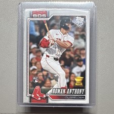 Topps 2024 Series 1 Roman Anthony Rookie #189 Boston Red Sox Baseball Card