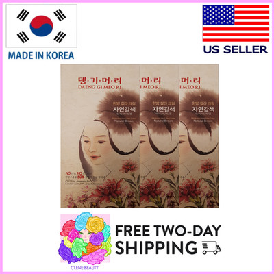 Daeng Gi Meo Ri Hair Color (Natural Brown) - 3 Pack